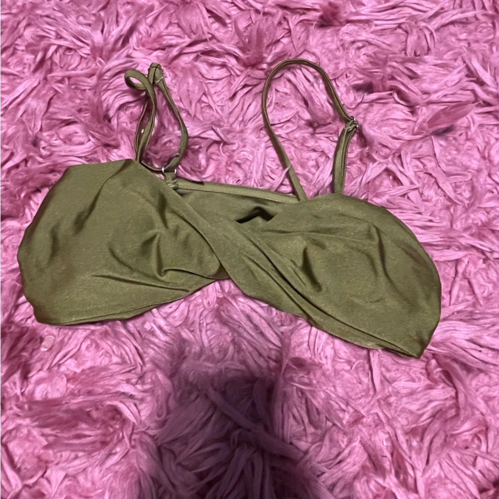 Cider twisted swim top